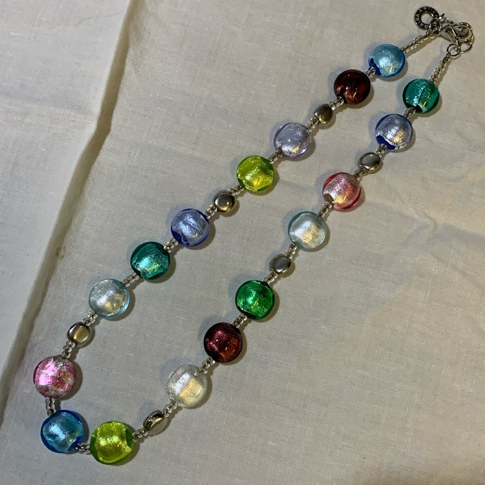 NWT Antica Murrina Venezia Italian Glass Necklace
